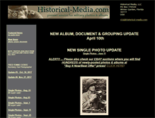 Tablet Screenshot of historical-media.com